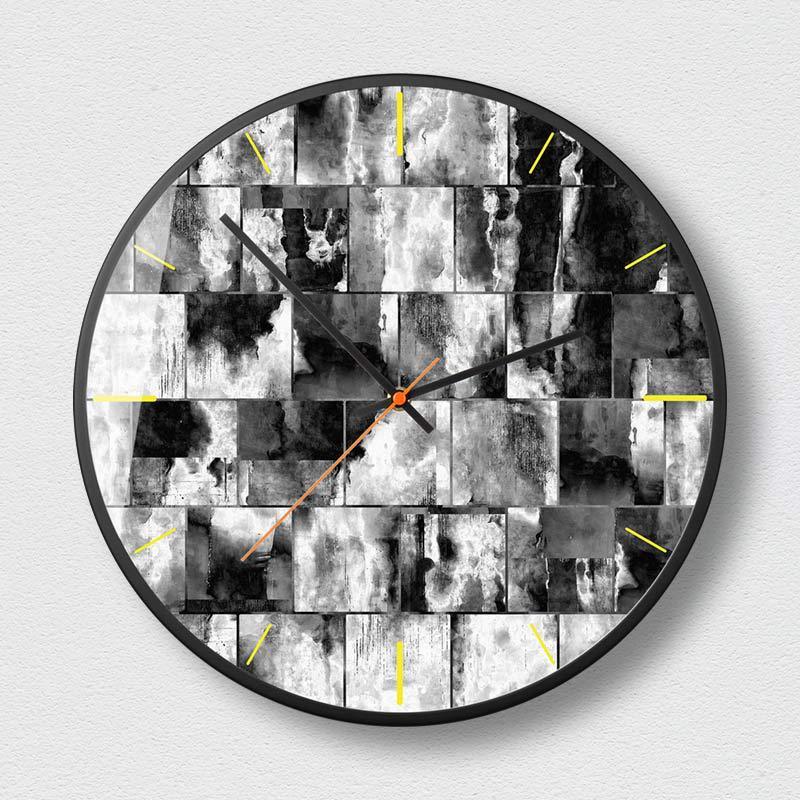 Reloj de pared de arte abstracto, moda creativa