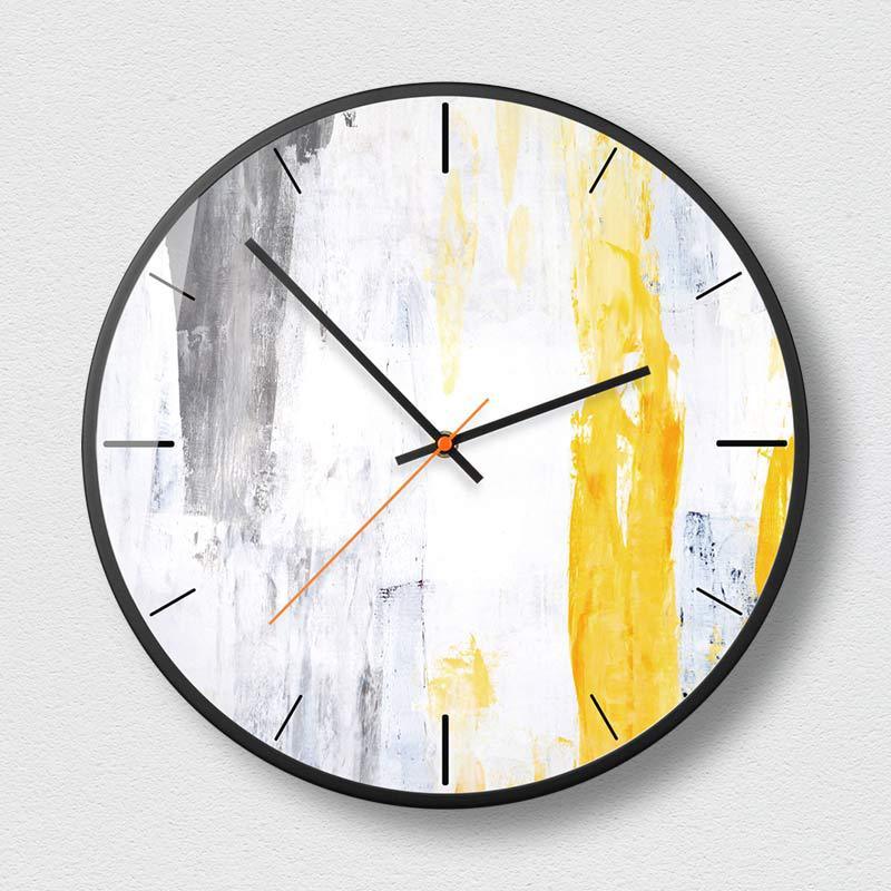 Reloj de pared de arte abstracto, moda creativa