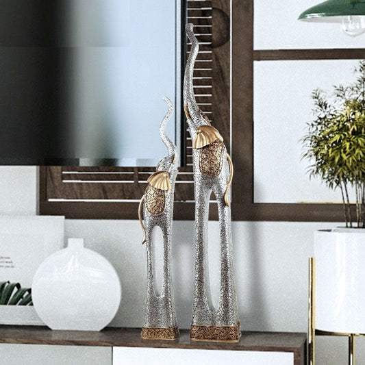 Adorno retro creativo europeo de elefante