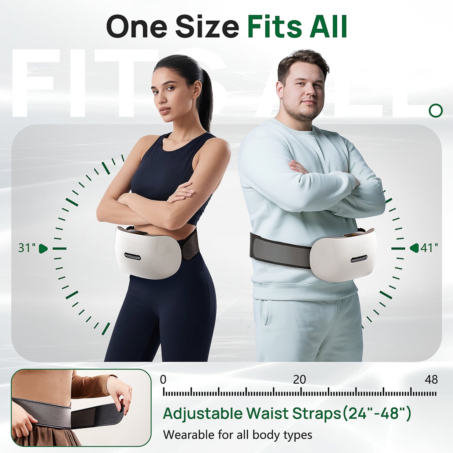 Masajeador abdominal para eliminar grasa abdominal, la digestión y aliviar el dolor, uso doméstico