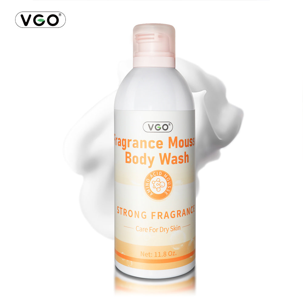 Gel de baño con mousse perfumado
