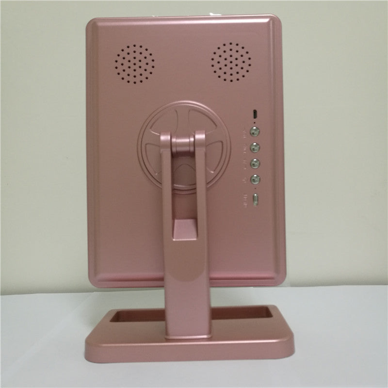 Espejo de maquillaje con pantalla táctil y Luces LED, altavoz Bluetooth