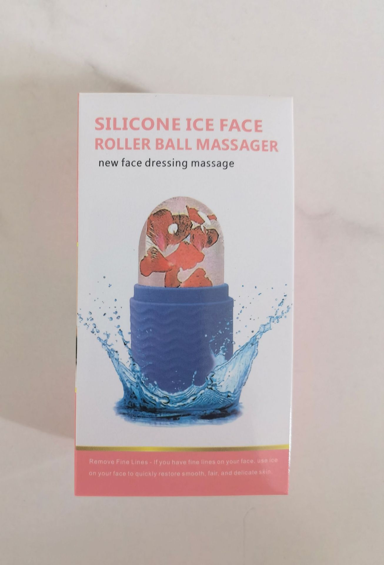 Rodillo de hielo para aplicar hielo facial
