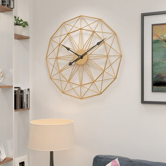 Reloj de pared de hierro forjado, retro