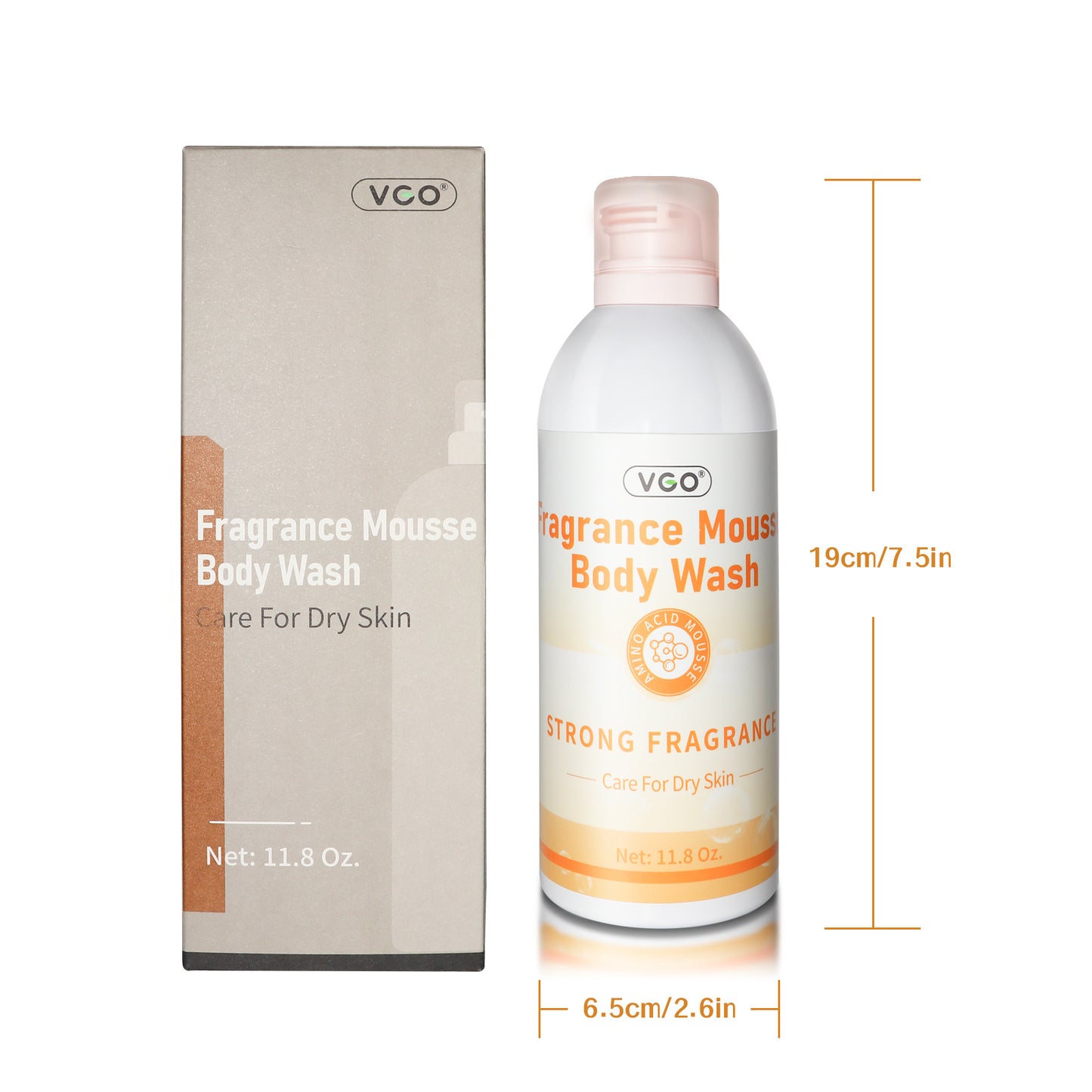 Gel de baño con mousse perfumado